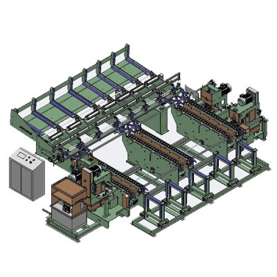 JJ-DJJ-03 duplex double cut double inverted bar chamfer machine